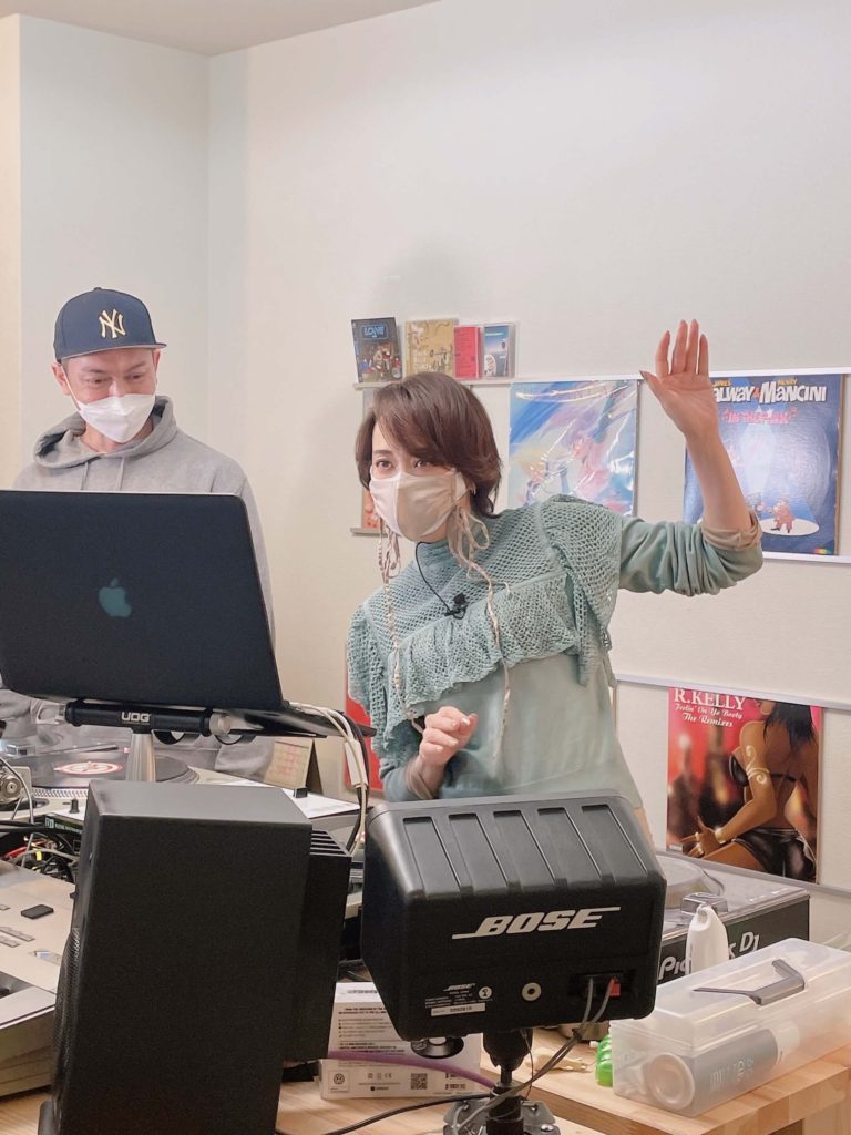 女優 紫吹淳さん番組収録 | バイブスレコードDJ教室 |講師 DJ Yasu