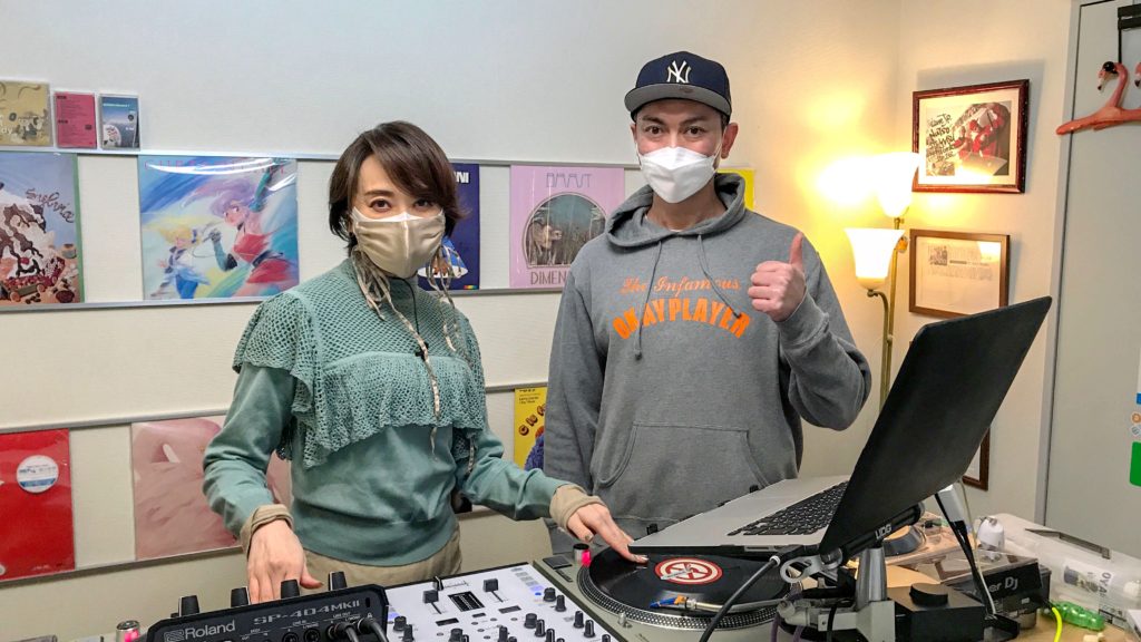 女優 紫吹淳さん番組収録 | バイブスレコードDJ教室 | 講師 DJ Yasu